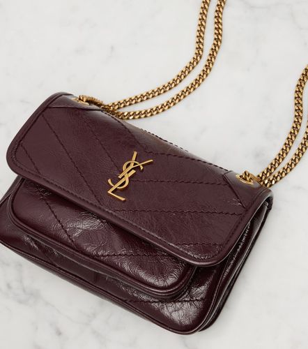 Niki Cassandre Mini leather shoulder bag - Saint Laurent - Modalova