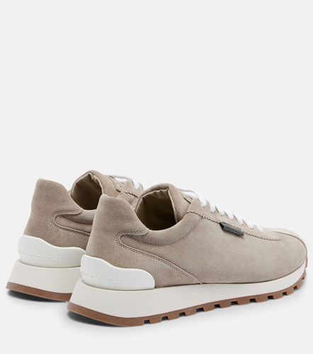 Monili suede sneakers - Brunello Cucinelli - Modalova