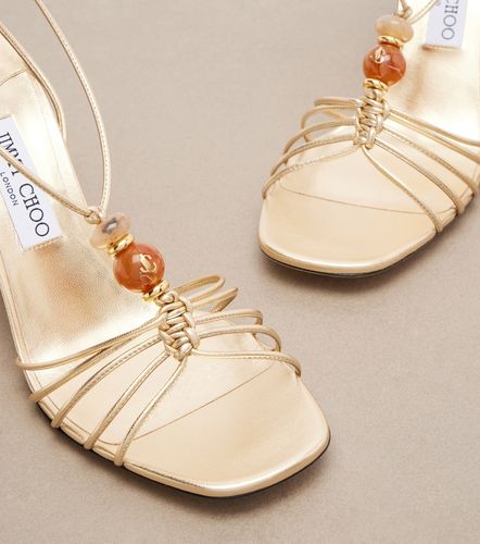 Lova embellished leather wedge sandals - Jimmy Choo - Modalova