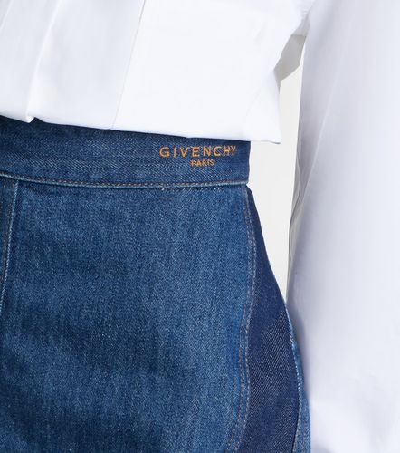 Minifalda de denim con logo - Givenchy - Modalova