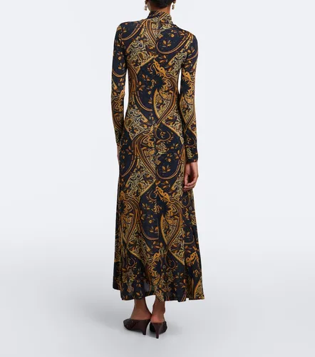 Ida paisley jersey midi dress - Ulla Johnson - Modalova