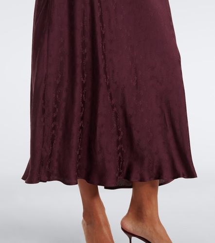 Vestido midi Fern de jacquard de satén - Rixo - Modalova