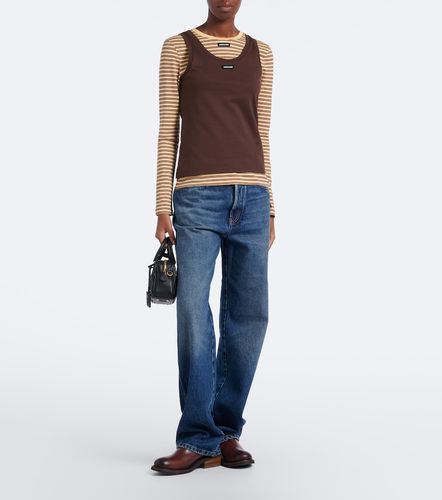 Set de camiseta y tank top de jersey de algodón - Miu Miu - Modalova