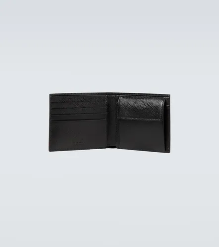 Cartera plegable de piel Saffiano - Prada - Modalova