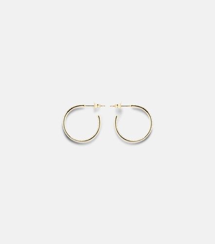 Pendientes de aro de oro de 14 ct con diamantes - Sydney Evan - Modalova