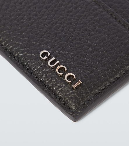 Gucci Logo leather card holder - Gucci - Modalova