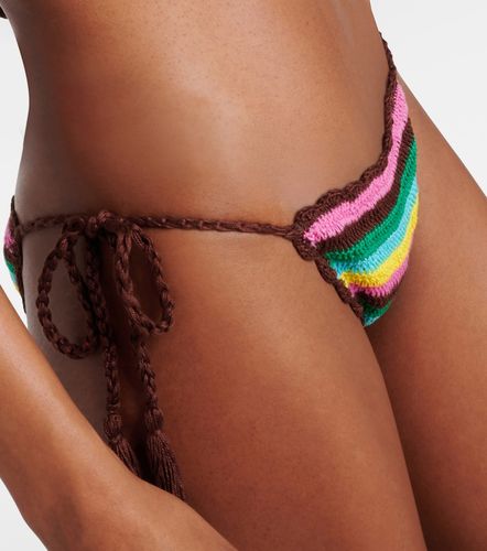 Striped crochet bikini bottoms - Anna Kosturova - Modalova