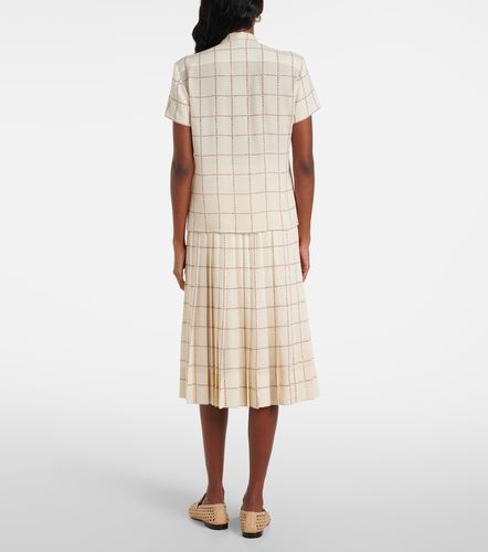 Loro Piana Febe checked silk blouse - Loro Piana - Modalova