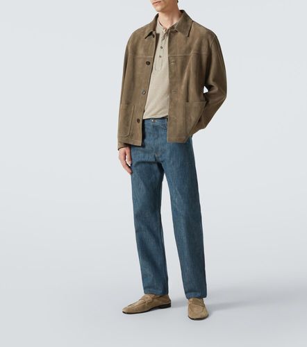 Camiseta con botones en mezcla de lino - Thom Sweeney - Modalova