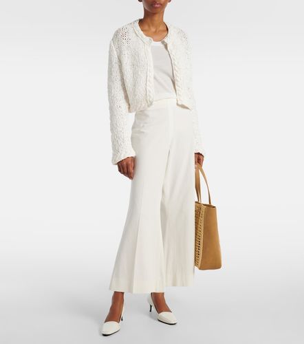 Pantaloni flared Walter in canvas di cotone - Khaite - Modalova