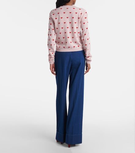 Jacquard virgin wool cardigan - Valentino - Modalova