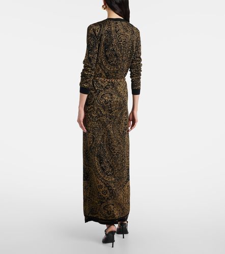 Paisley wool-blend lame cardigan - Etro - Modalova