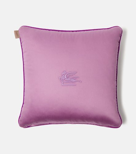 Cuscino in cotone con stampa paisley - Etro - Modalova