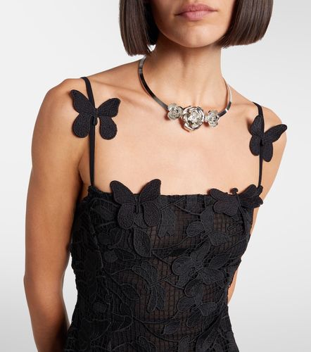 Besticktes Minikleid aus Spitze - Blumarine - Modalova