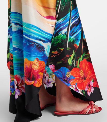 Caftán de seda estampado - Dolce&Gabbana - Modalova