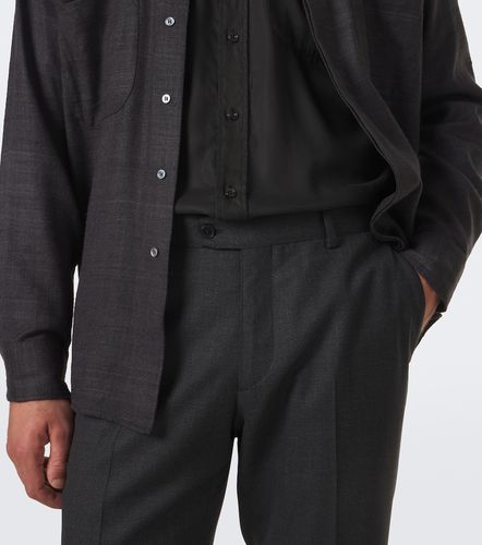Brioni Pantalones slim de lana - Brioni - Modalova