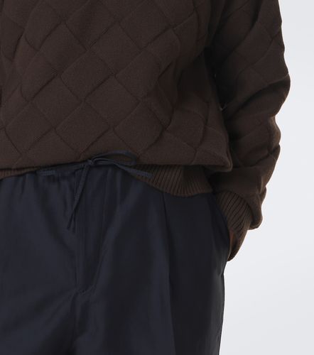 Pantaloni regular in cotone e seta - Bottega Veneta - Modalova