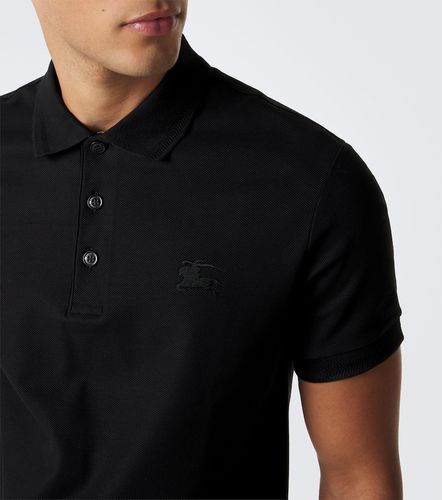 Burberry Polo de piqué de algodón - Burberry - Modalova