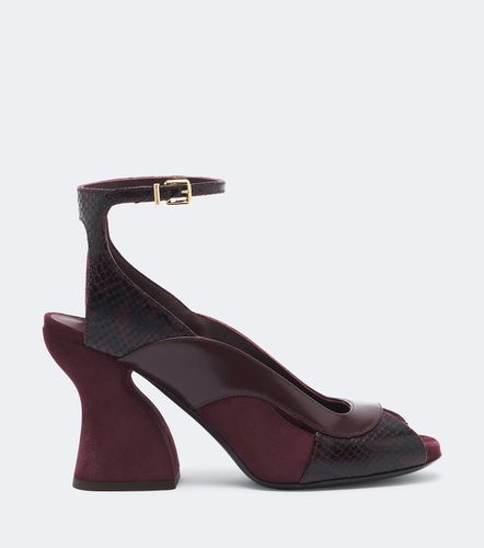 Marvi suede-trimmed leather sandals - Zimmermann - Modalova