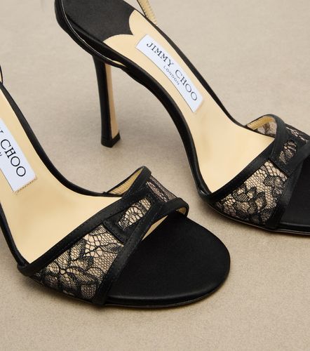 Jimmy Choo Sandali Leo in pizzo - Jimmy Choo - Modalova