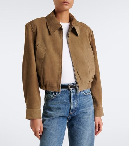 Giacca cropped Nahla in suede - Agolde - Modalova