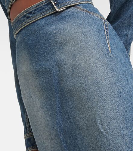 Alaia Denim pencil skirt - Alaia - Modalova