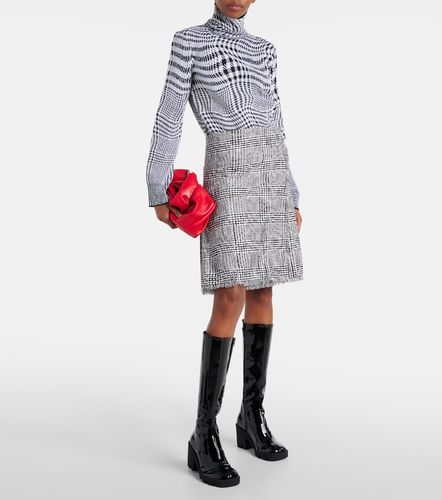 Stride patent leather knee-high boots - Burberry - Modalova