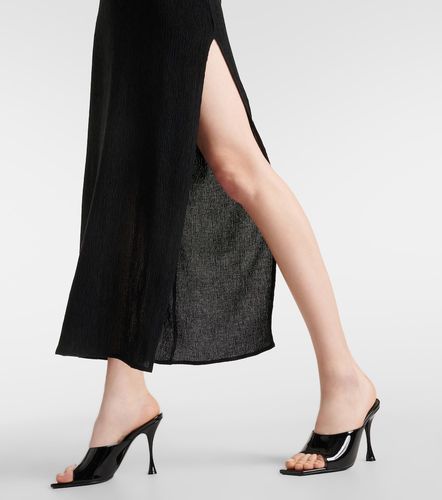 Abito midi con scollo all'americana e perle - Magda Butrym - Modalova