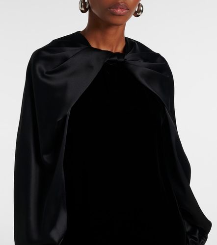 Abito corto Zarella in velluto e raso - Max Mara - Modalova