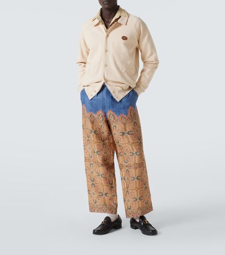 Weite Hose aus Leinen - Valentino Garavani - Modalova