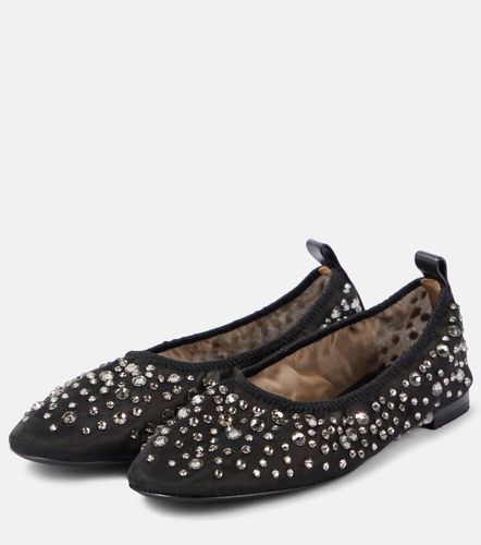 Ballerinas aus Mesh mit Kristallen - Tory Burch - Modalova