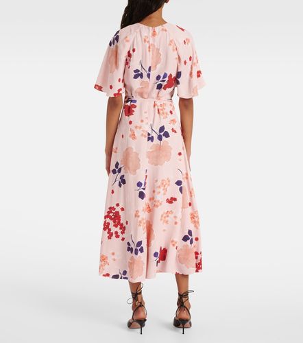 Abito midi con stampa floreale - Erdem - Modalova