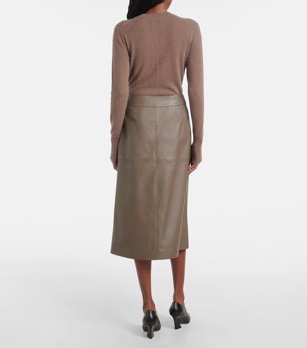 Joseph Leather midi skirt - Joseph - Modalova