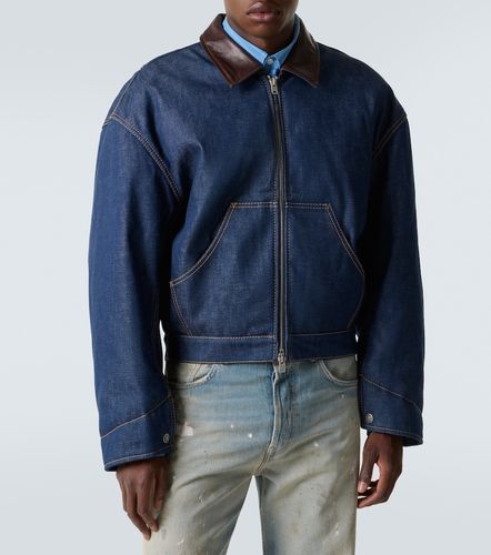 Chaqueta de denim con piel - Acne Studios - Modalova