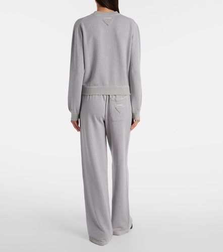 Sudadera de jersey de algodón - Prada - Modalova