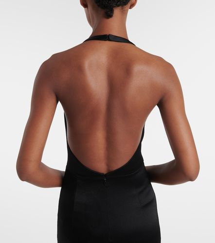 Open-back crepe and satin gown - Givenchy - Modalova