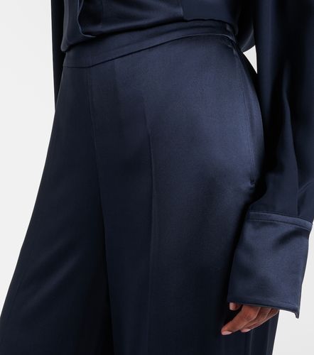 Dijon silk satin wide-leg pants - Joseph - Modalova