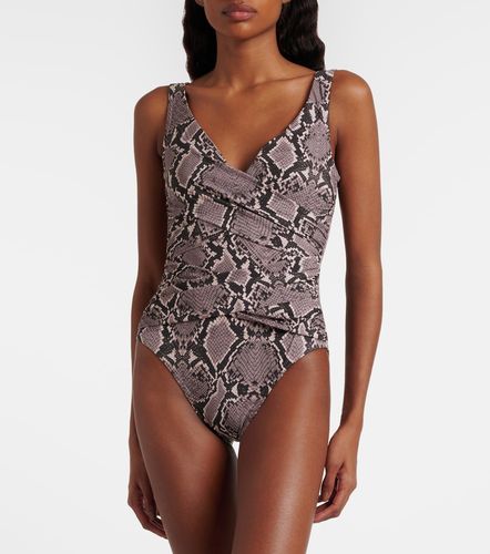 Lilith snake-effect swimsuit - Karla Colletto - Modalova