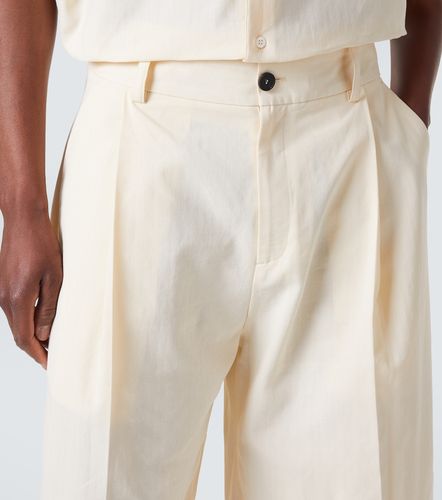 Bermudas Fowld de algodón y lino - Studio Nicholson - Modalova