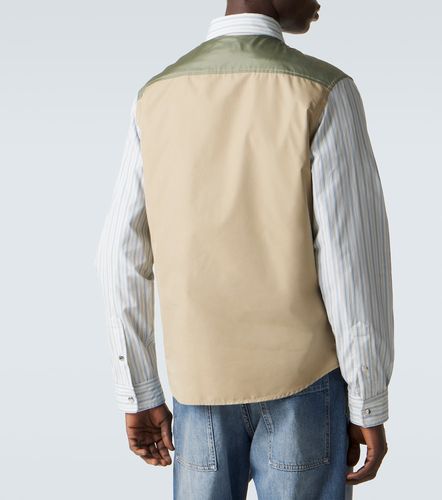 Sobrecamisa de popelín de algodón a rayas - Moncler - Modalova
