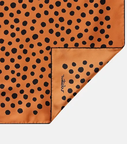 Polka-dot silk twill scarf - Valentino Garavani - Modalova