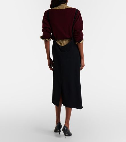 Prada Gonna midi in crêpe - Prada - Modalova