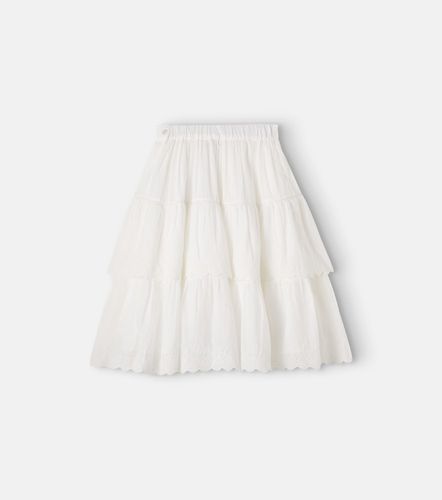 Falda Lavona de algodón a capas bordada - Bonpoint - Modalova