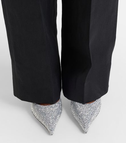 Pumps Skull in raso con borchie - McQueen - Modalova