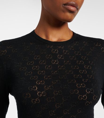 Gucci Pullover GG aus Devoré - Gucci - Modalova