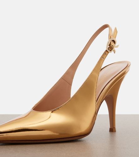 Slingback-Pumps Sofia aus Metallic-Leder - Gianvito Rossi - Modalova