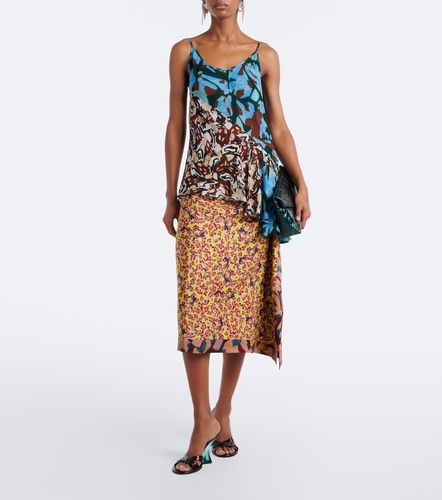 Printed asymmetric top - Dries Van Noten - Modalova