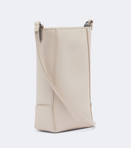 Duo Mini Monili leather phone pouch - Brunello Cucinelli - Modalova