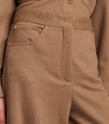 Weite Hose aus einem Kamelhaargemisch - Max Mara - Modalova