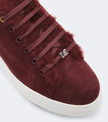 Shearling-lined suede sneakers - Max Mara - Modalova